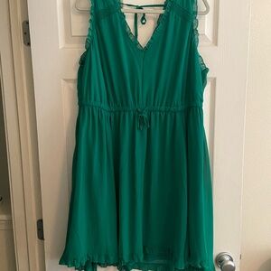 Torrid Teal Sleeveless Dress